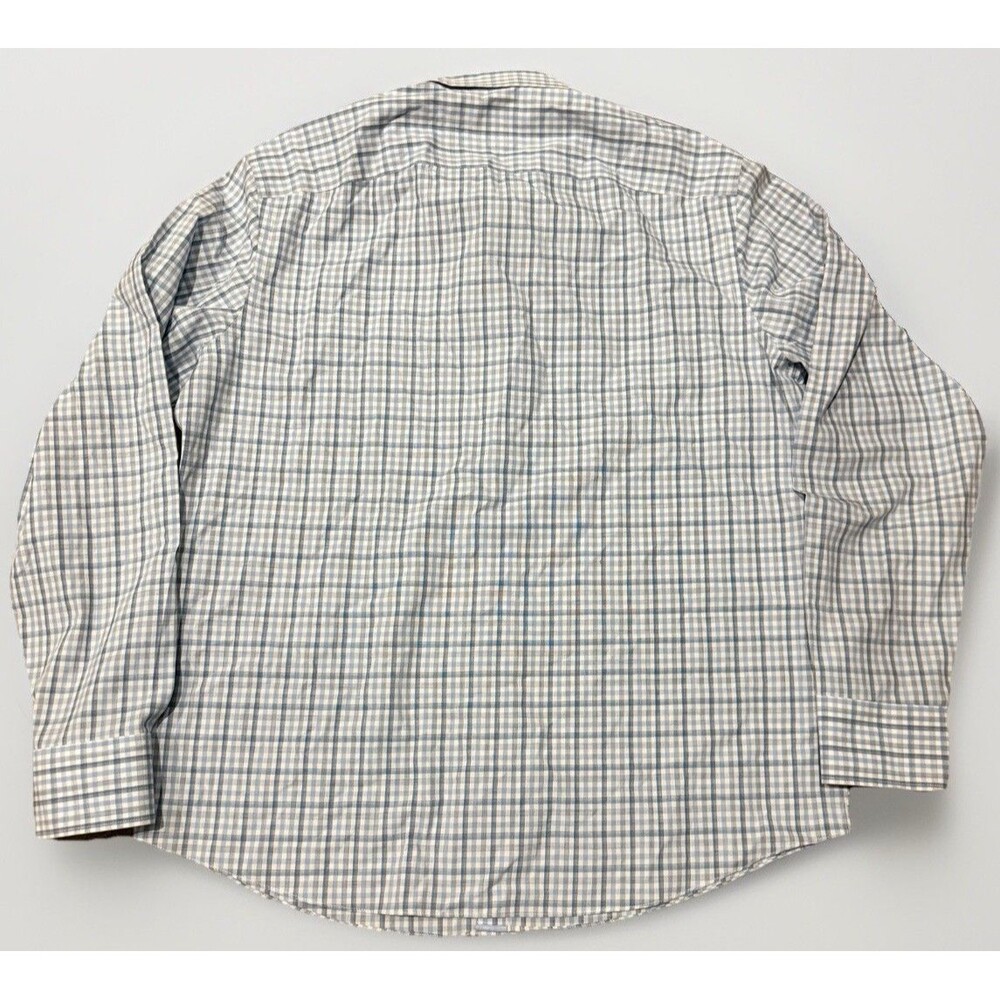 UNTUCKit Men’s XL Slim Fit Check Performance Shirt Long Sleeve Button Up - Picture 12 of 12